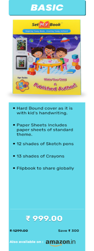 SetMyBook | A kit to publish child's 1st book online/offline